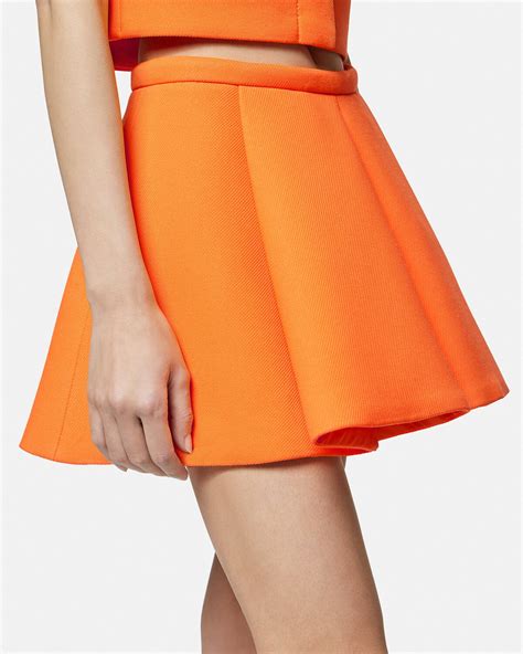 versace mini skirts for women|Versace pleated skirt.